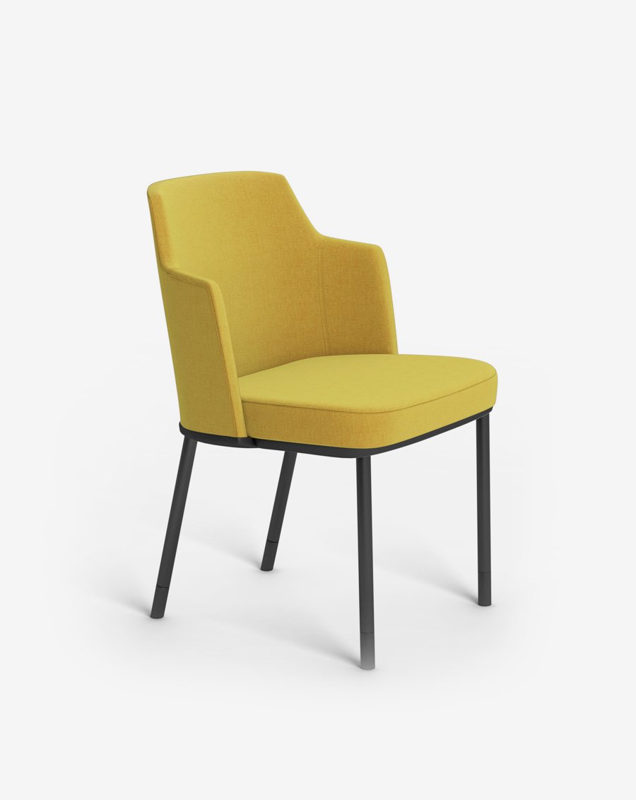 Chaise latérale en plastique Eames